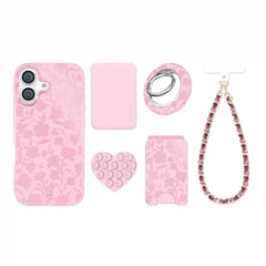 Magical Mauve Floral iPhone Bundle Set