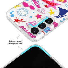 Supergirl Krypto Glitter Samsung Case