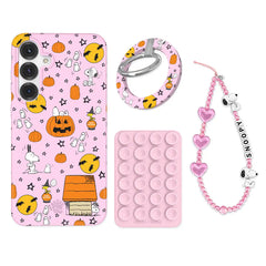 Snoopy Pink Pumpkins Samsung Bundle Set