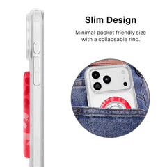 Red Hot Leopard MagSafe Grip Ring