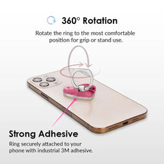 Pink Ruby Leopard Phone Ring