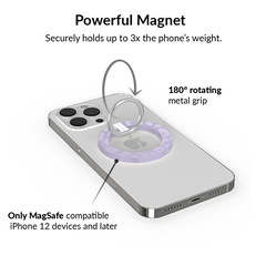 Lilac Leopard MagSafe Grip Ring